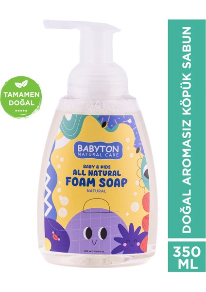 Doğal Aromasız Köpük Sabun 350 ml
