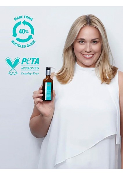 Treatment For Fine And Light Colored Glass Bottle Parlaklık Veren Saç Serumu 100 ml fırsatları