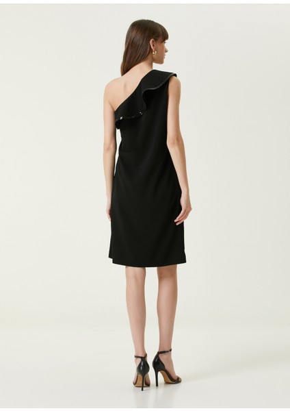 Valeria Siyah Mini Krep Kokteyl Elbise indirimleri