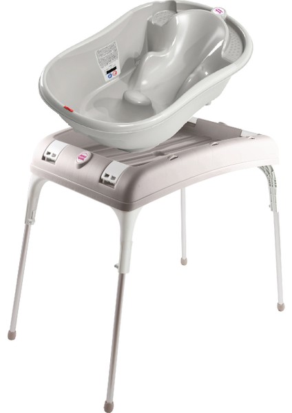 Onda Açık Gri Banyo Küveti & Banyo Küvet Taşıyıcı