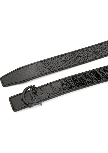 LOUBI54 Siyah Çift Taraflı Kadın Deri Kemer fiyatları