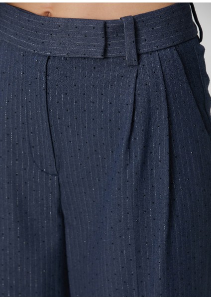 Pernona Mavi Çizgili Pantolon indirimleri