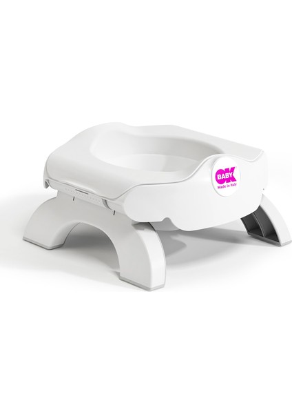 Roady Beyaz Katlanabilir Oturak ve Klozet Adaptörü, 30'lu Disposable Bez Seti