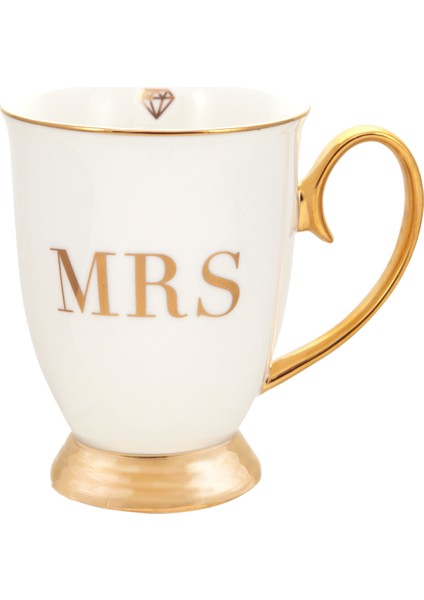 Mrs Ivory 24 Ayar Altın Kaplama Mug