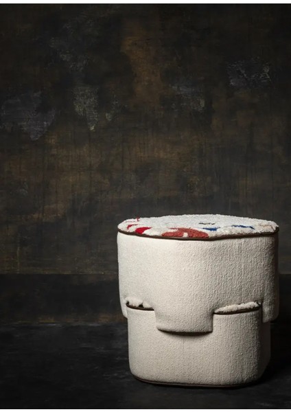 Kros Kırık Beyaz Puf modelleri