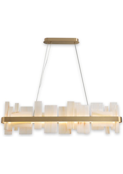 Ekho Eskitme Beyaz Mermer Sarkıt Avize