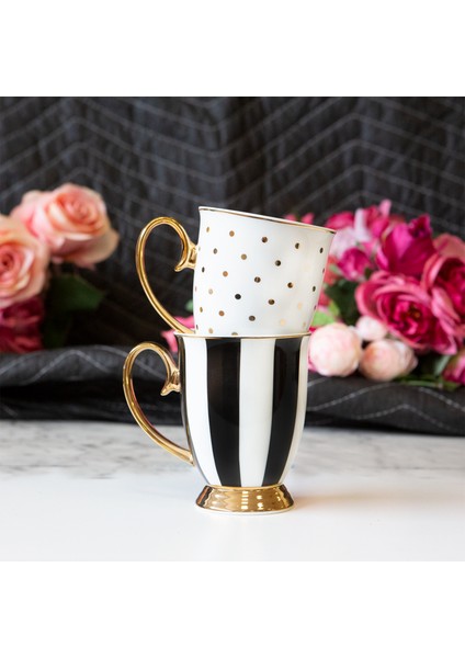 Ebony Stripes 24 Ayar Altın Kaplama Mug fiyatları