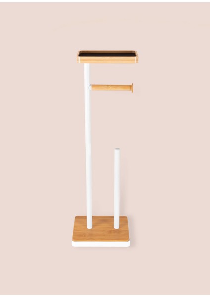 Beyaz Metal Tepsili Tuvalet Kağıdı Standı fırsatları