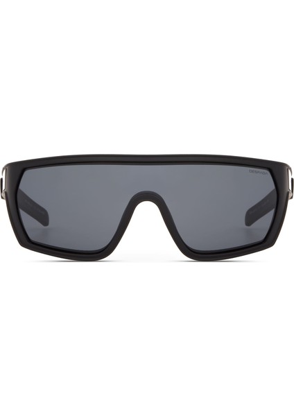 Ds 2375 C1 Mat Siyah Asetat Unisex Güneş Gözlüğü