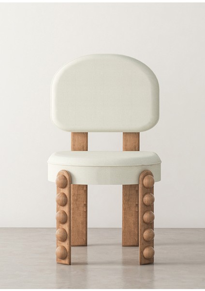 Loc Natural Ahşap Yemek Odası Sandalyesi 50 x 45 cm fiyatları