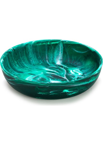 Yeşil Yuvarlak Orta Kase