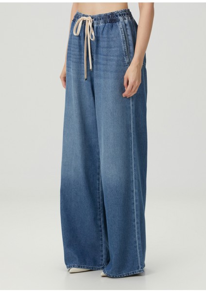 Mavi Wide Leg Jean Pantolon fiyatları