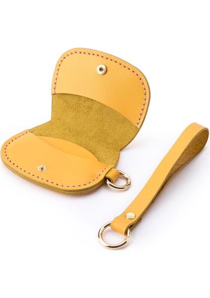 Oyster Sarı Deri Kadın Cüzdan modelleri