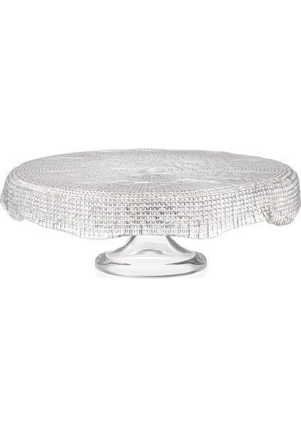Diamante Cam Pasta Sunum Standı 22 cm