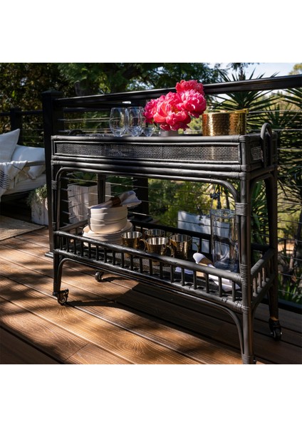 Dressy Siyah Ahşap Dresuar modelleri