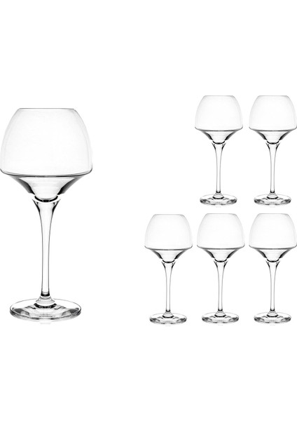 Open Up 6'lı Şeffaf Kadeh