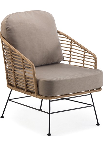Nest Alüminyum Rattan Bahçe Koltuğu