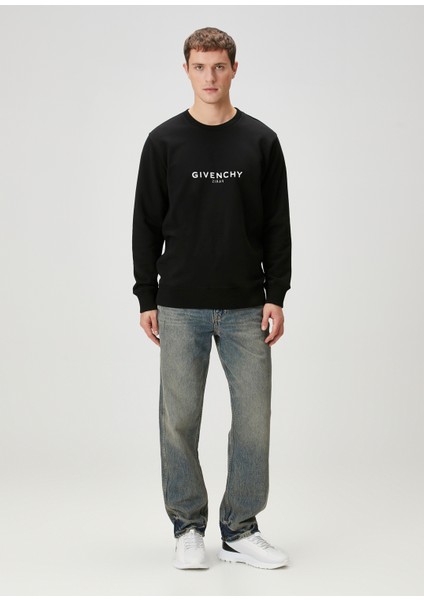 Siyah Logo Detaylı Sweatshirt fiyatları