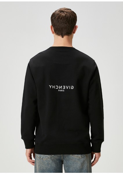 Siyah Logo Detaylı Sweatshirt fırsatları