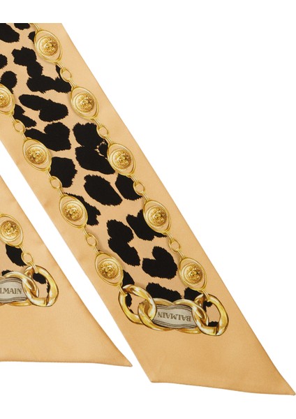 Sarı Kahverengi Kadın Ipek Fular fiyatları