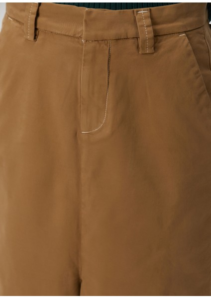 Taba Midi Denim Etek indirimleri