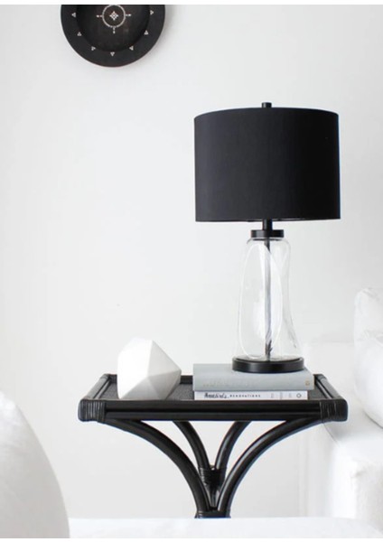 Moon Siyah Ahşap Yan Sehpa modelleri