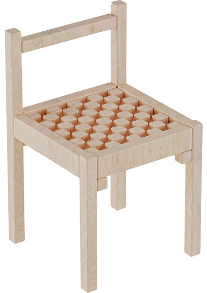 Flexa Naturel Ahşap Mini Çocuk Çalışma Sandalyesi