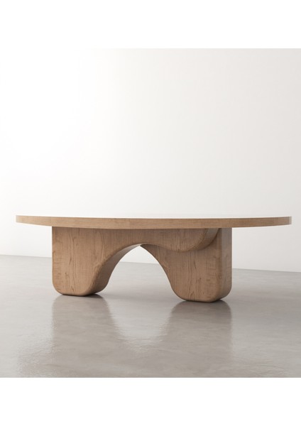 Pol Naturel Ahşap Orta Sehpa modelleri