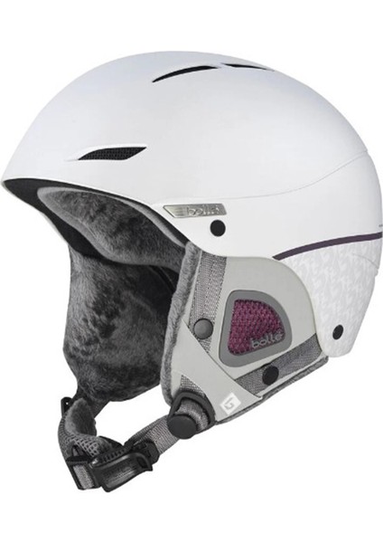 Juliet Pearl Matte Beyaz Çocuk Kayak Kaskı