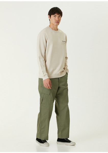 Relaxed Fit Access Ekru Sweatshirt fiyatları