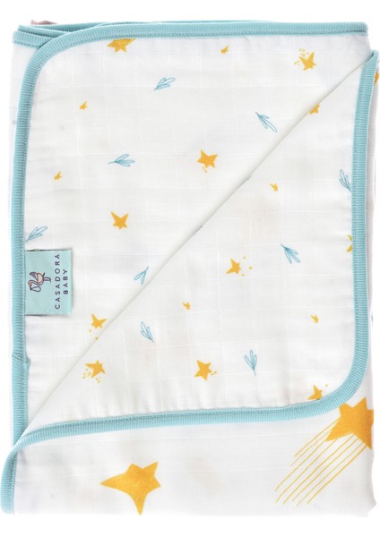 Koko Organik Pamuk Çift Taraflı Biyeli Unisex Bebek Müslin Battaniye modelleri