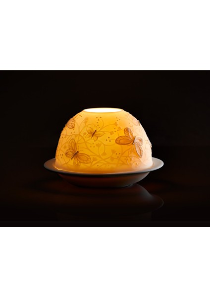 Lithophane LED Uçuşan Kelebekler Beyaz Masa Lambası fiyatları