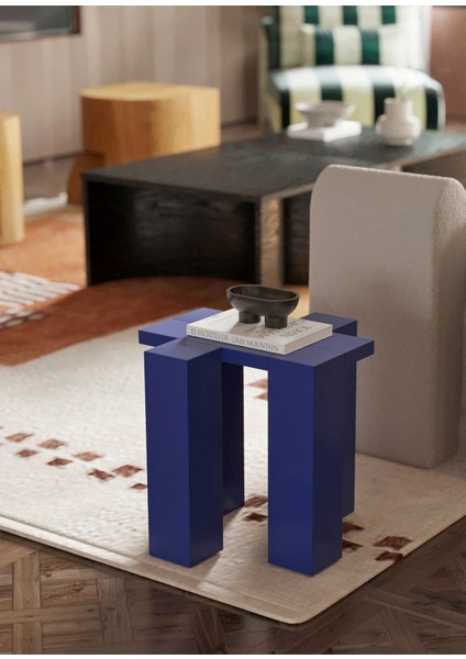 Leg Mavi Mdf Sehpa fırsatları