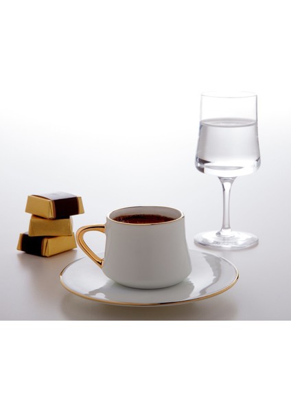 Sufi 2'li Altın Türk Kahve Fincanı Seti modelleri