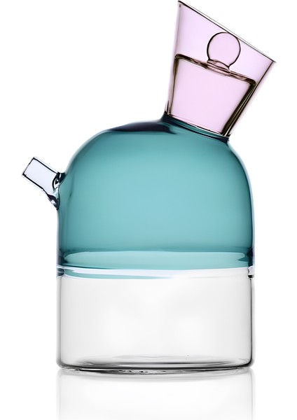 Travasi Mavi ve Pembe Renk Yağ Şişesi 320ML