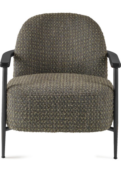 Meder Yeşil Ahşap Siyah Metal Berjer fiyatları