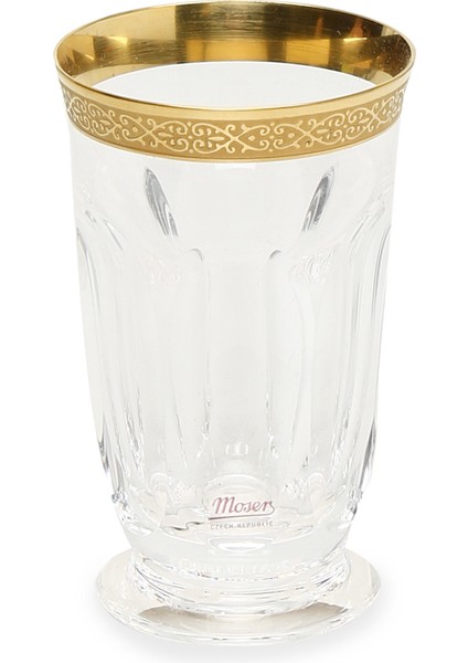 Şeffaf Gold Desenli Kristal Bardak fiyatları