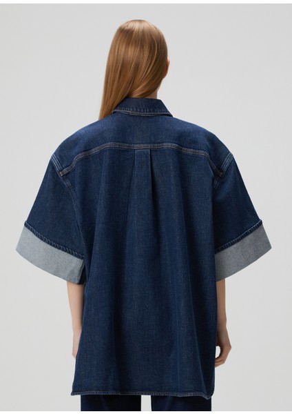 Nina Mavi Denim Dış Gömlek fırsatları