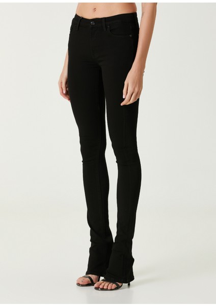 Stacked Siyah Skinny Jean Pantolon modelleri