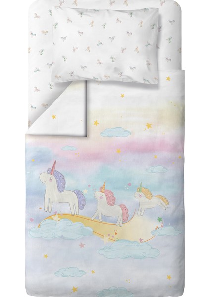 Astra %100 Organik Pamuk Saten Tek Kişilik Çocuk Nevresim Takımı