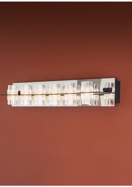 Panama Siyah Şeffaf Akrilik 6'lı LED Aplik fiyatları