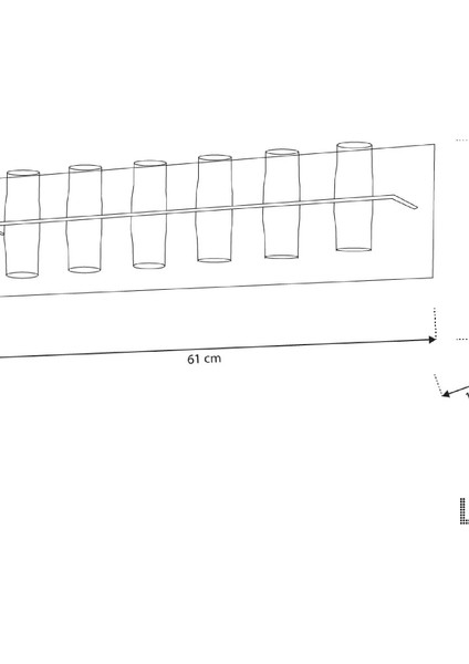 Panama Siyah Şeffaf Akrilik 6'lı LED Aplik fırsatları