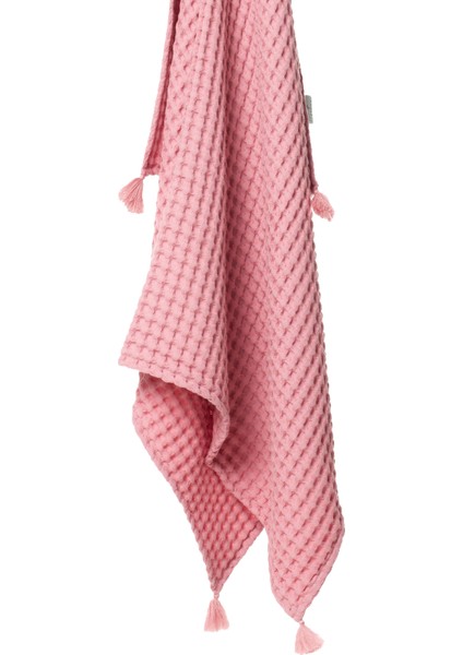 Pembe %100 Pamuk Waffl Bebek Pike Örtü 90 x 120 cm fiyatları