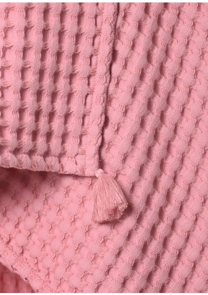 Pembe %100 Pamuk Waffl Bebek Pike Örtü 90 x 120 cm modelleri