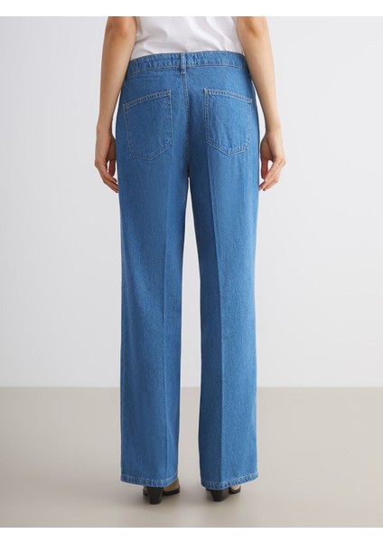 Yeni Sezon Straight Fit Kadın Jean Pantolon fırsatları