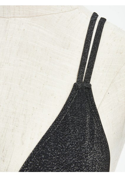 Yeni Sezon Simli Çıkarılabilir Pedli Kadın Mayo modelleri