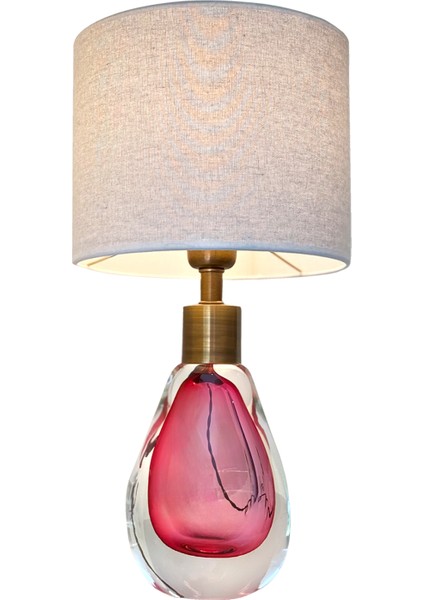 Harmony Pembe Mini Cam Abajur