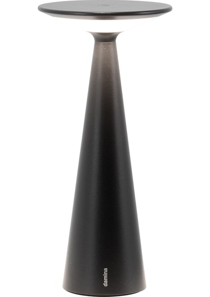 Damina Siyah Şarjlı LED Masa Lambası