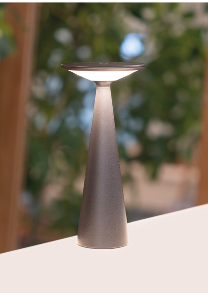 Damina Siyah Şarjlı LED Masa Lambası fırsatları