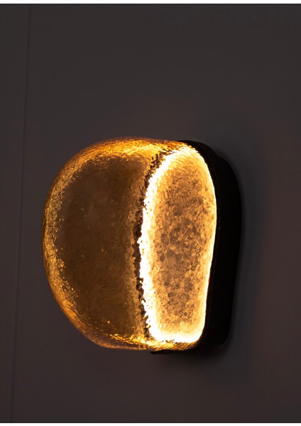 Gambia Siyah Bal Cam Aplik 26 cm indirimleri